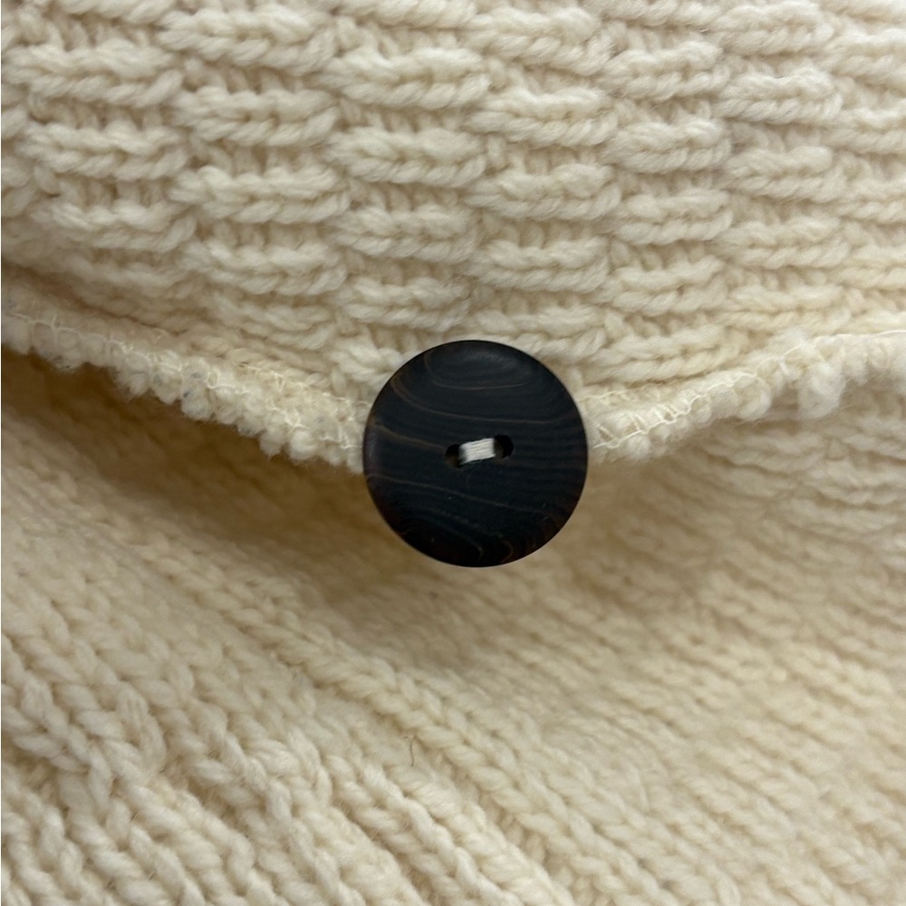 Kilronan Knitwear Merino Wool Cable Knit Cardigan‎ Sweater Ireland L - Picture 14 of 14